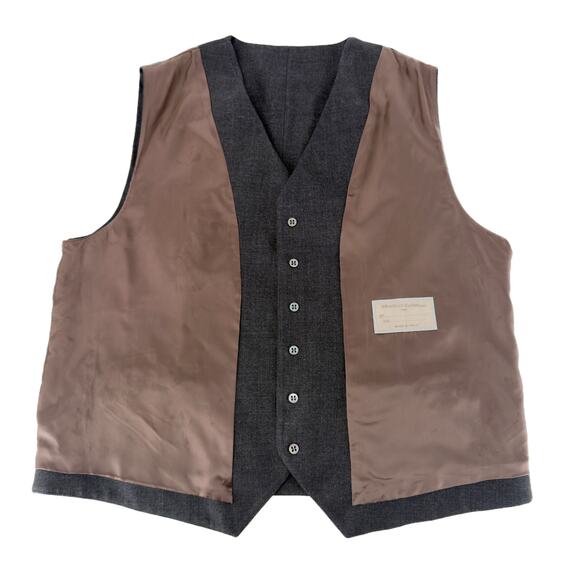 Brunello Cucinelli Tailored Waistcoat Suit Vest Mens size 46 (56 EUR) - Picture 9 of 14